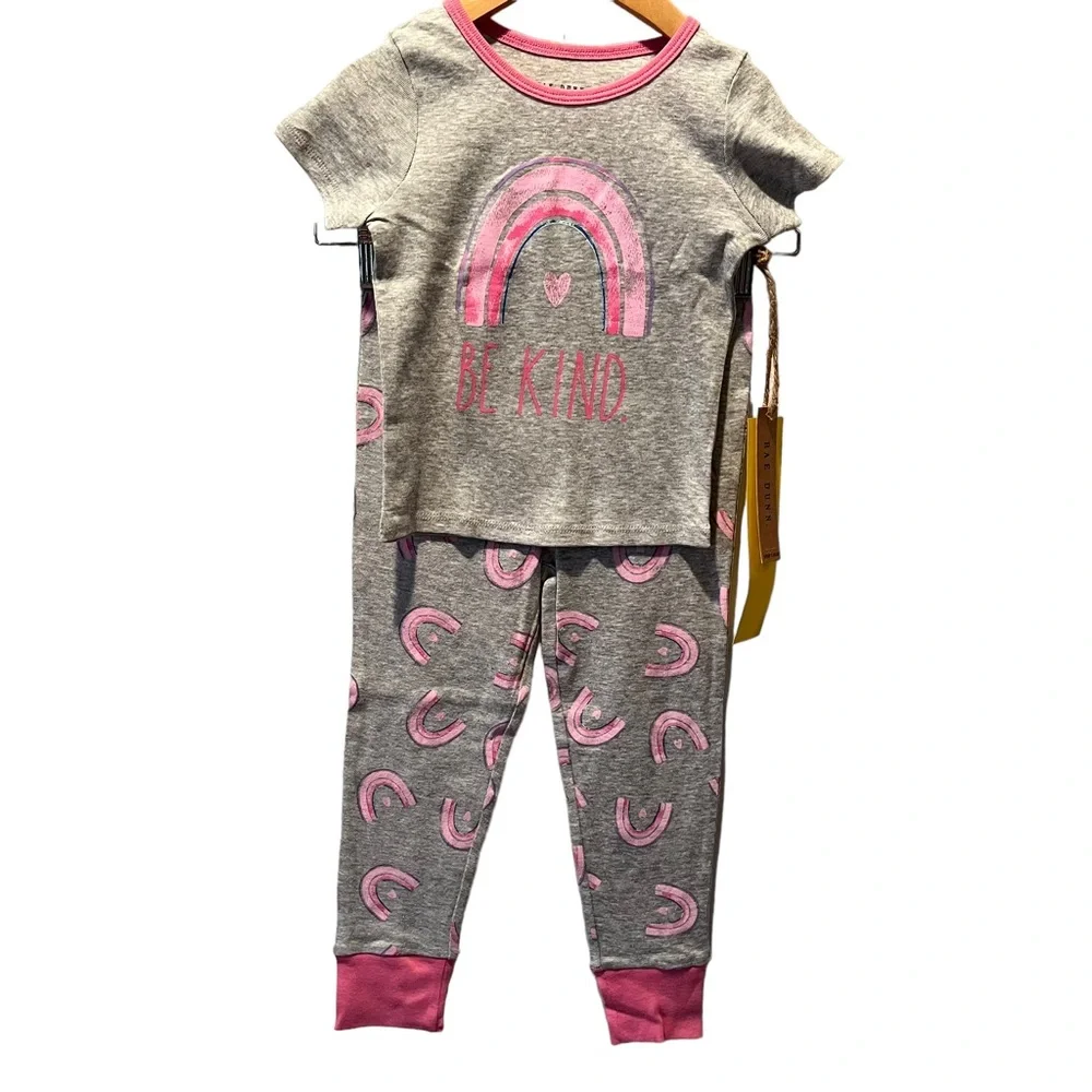 Rae Dunn Toddler “Be Kind” Pajama Set NWT